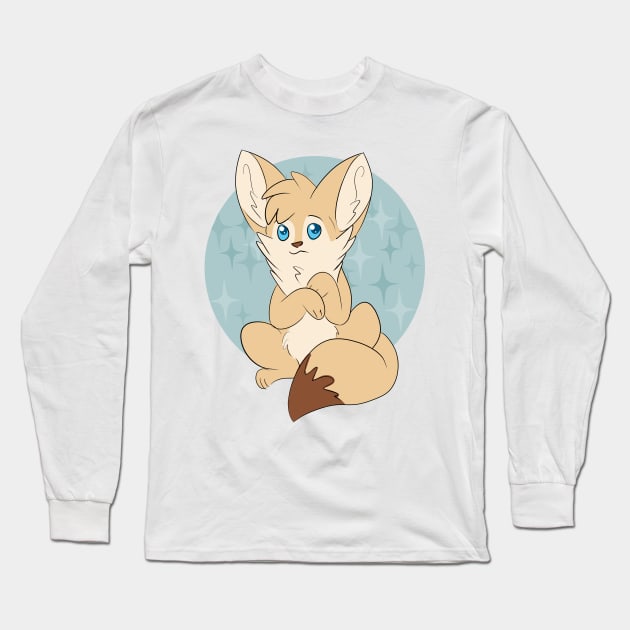 Fennec fox desert fox shy Long Sleeve T-Shirt by Fennekfuchs